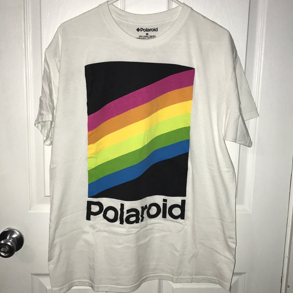 White Polaroid Tshirt